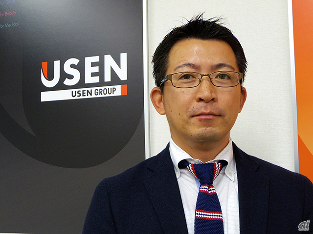 USEN法人営業統括部オフィスサウンド営業部部長の齋藤淳氏