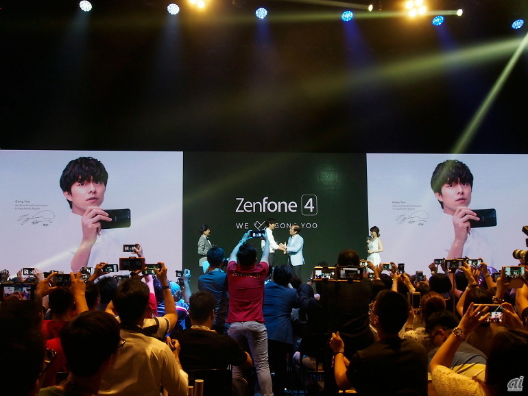 ZenFone 4の顔となる韓国の俳優、コン・ユ氏
